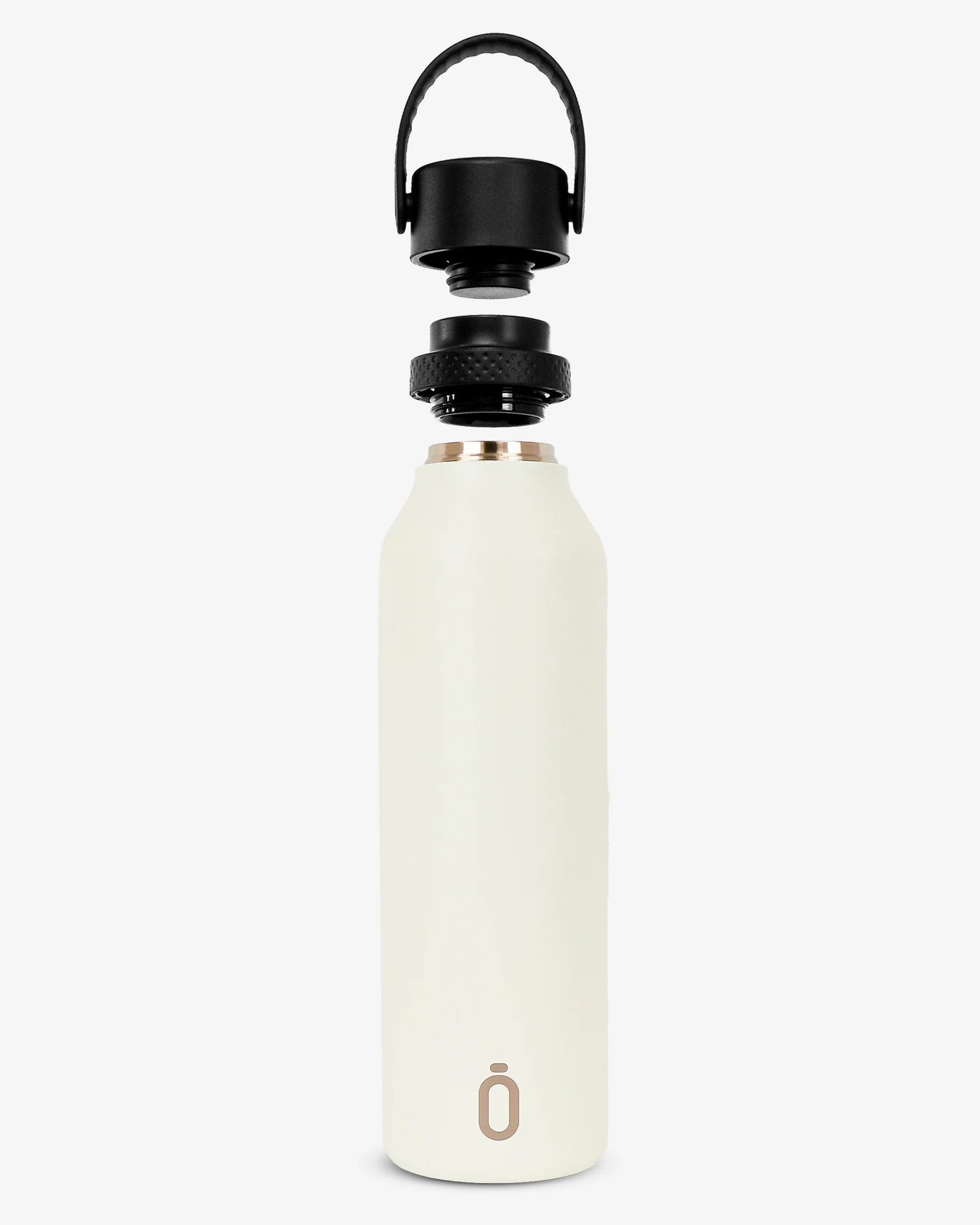 Sticlă termos interior CERAMIC Runbott 750ml Crem - imagine 3